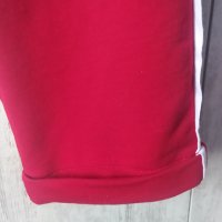Червен панталон с бял кант , снимка 8 - Панталони - 40635741