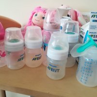 Шишета анти колик Philips Avent и Nuk, снимка 4 - Прибори, съдове, шишета и биберони - 38152114