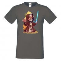 Мъжка тениска Star Wars Obi Wan Star Wars Игра,Изненада,Подарък,Геймър, , снимка 1 - Тениски - 36809580