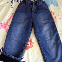 Дънки ватирани, снимка 1 - Детски панталони и дънки - 31538745