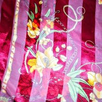 Красив шал с цветя 100/95, снимка 4 - Шалове - 37339095