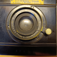 стар австрийски фотоапарат с плаки, снимка 15 - Антикварни и старинни предмети - 44657086
