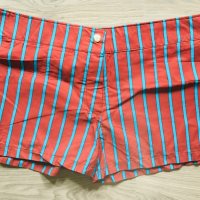 Нови Дамски къси лятни плажни панталони райе с джобове, снимка 1 - Къси панталони и бермуди - 29363819