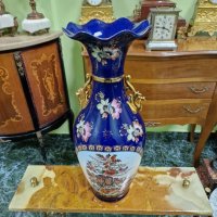 Уникална голяма много красива китайска порцеланова ваза Satsuma , снимка 4 - Декорация за дома - 44506524