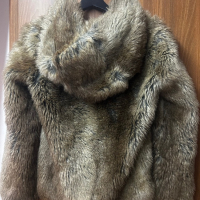 Zara палто изкуствен косъм, снимка 2 - Палта, манта - 44518592