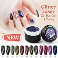 VENALISA Uv&Led гел Glitter Galaxy Cat Eye Chameleon / котешко око хамелеон, снимка 3 - Продукти за маникюр - 32101565