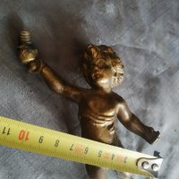 стара бронзова фигура-момче, снимка 2 - Антикварни и старинни предмети - 35621631