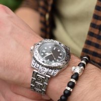 Нов Метален Мъжки Часовник с Гривна в комплект качествени аксесоари аксесоар , снимка 7 - Мъжки - 39160598