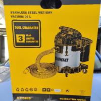 Прахосмукачка Dewalt DXV38S за сухо и мокро почистване, снимка 3 - Прахосмукачки - 44696404