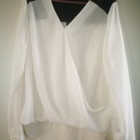 Ефектна елегантна блуза за официални поводи, снимка 1 - Блузи с дълъг ръкав и пуловери - 31152072