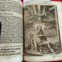Две стари книги от 1694 !! Библия гравюри Германия, снимка 5 - Други - 31600754