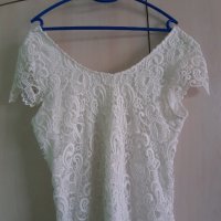 Бяла рокля Only , снимка 4 - Рокли - 44444374