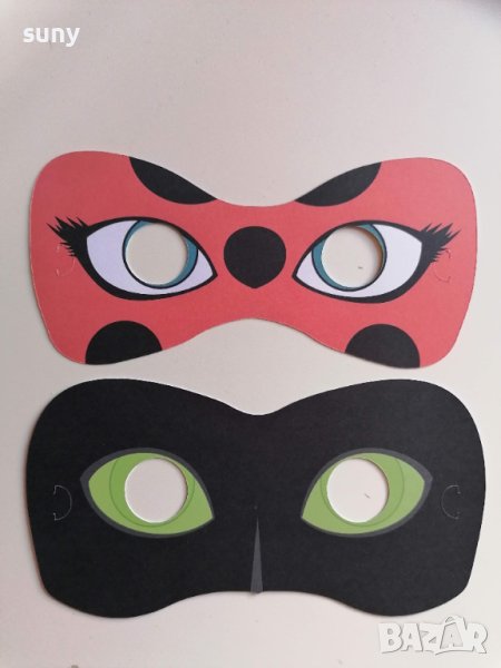 Парти маска Калинката и черния котарак, снимка 1