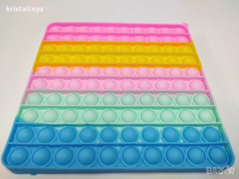 Попит Фиджет FIDGET POP IT - Големи светли с 2 различни форми, снимка 1