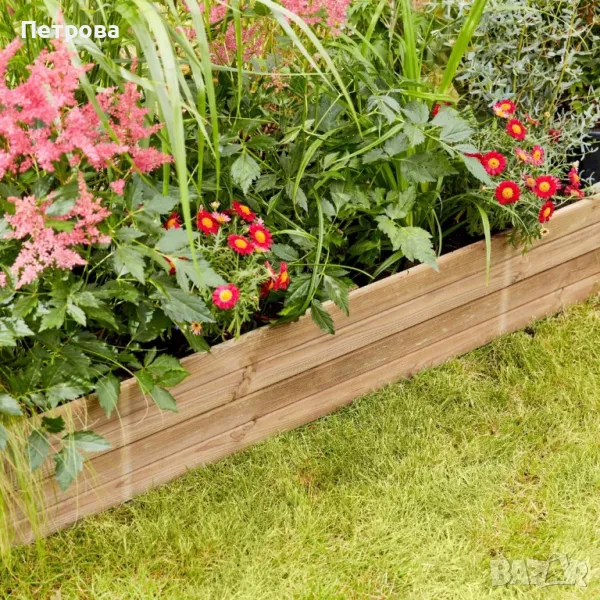 Дървена ограда-75х30 см./декоративна дървена ограда/декоративна ограда , снимка 1