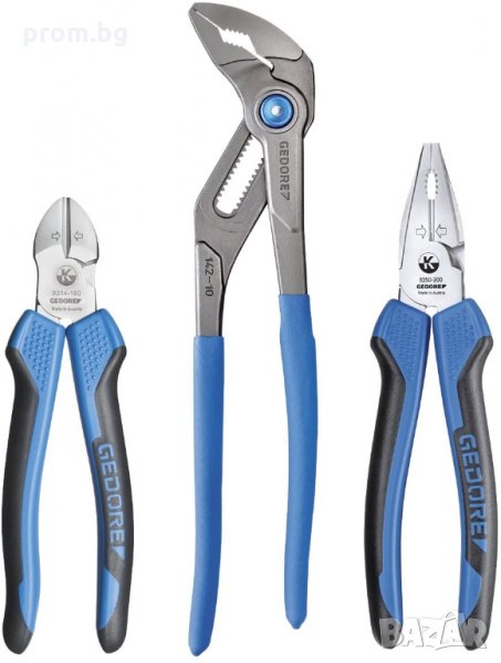 клещи Gedore, комбинирани, водопроводни, гарга, резачки, секачки, австрийски, нови, снимка 1