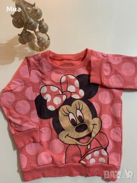 Блузка с дълъг ръкав за момиченце Мини Маус , снимка 1