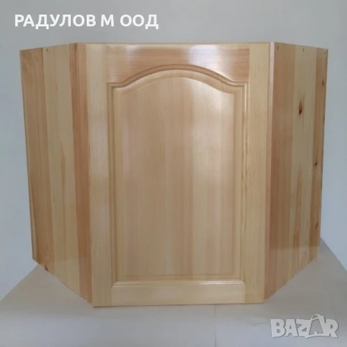 Кухненски ъглов шкаф чам Б64 плътна врата, горен ред 60*60*30 см / 30544-1, снимка 1
