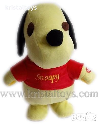 Детска плюшена интерактивна играчка Снуупи - червен, снимка 1