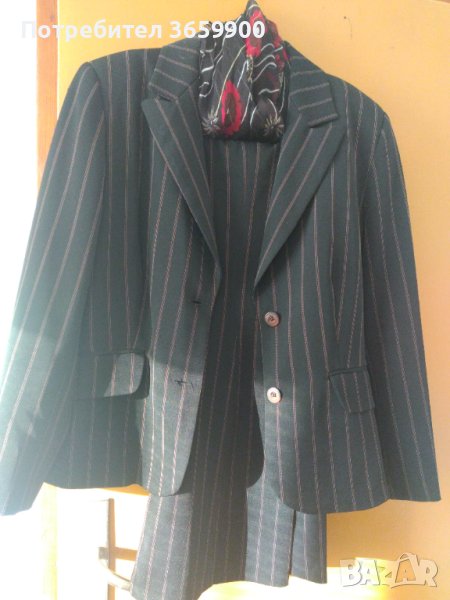 Елегантен/бизнес костюм, размер 46, снимка 1