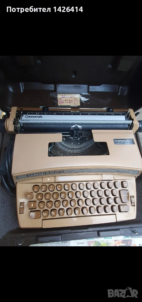 Винтидж ретро пишеща машина Smith Corona super 12, снимка 1