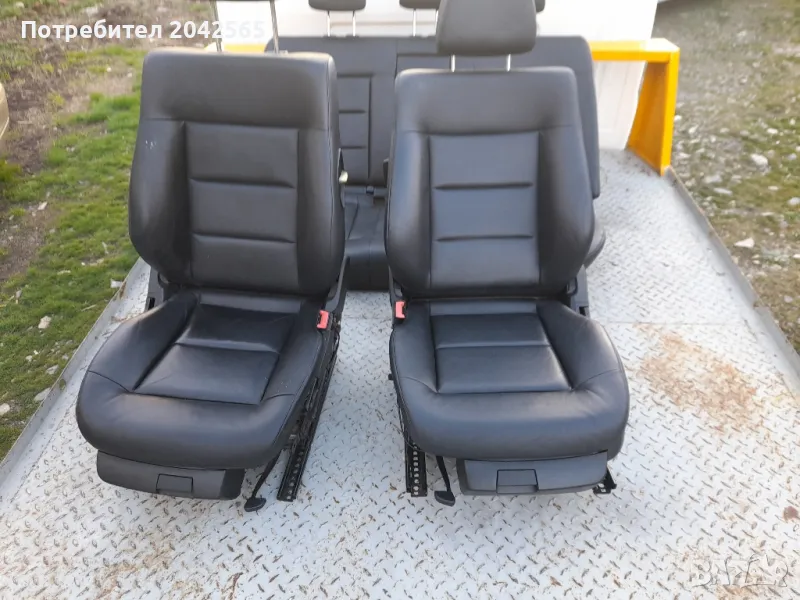 Кожен салон Мерцедес W212 седан, снимка 1