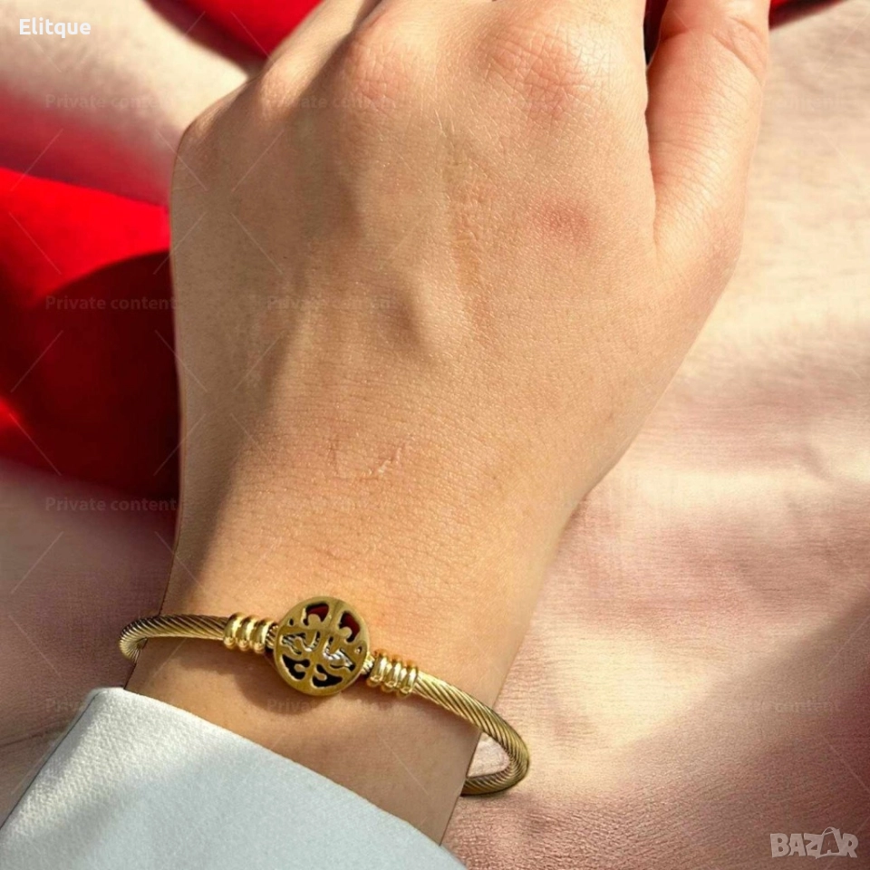 Дамска гривна с висулка Дървото на живота, снимка 1