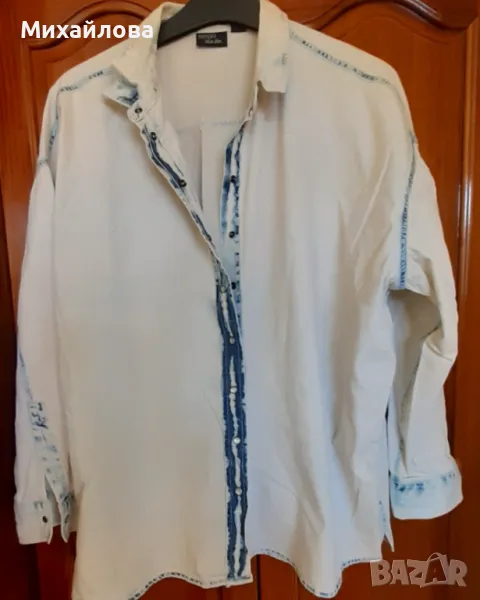 Дънкова риза НОВО, снимка 1