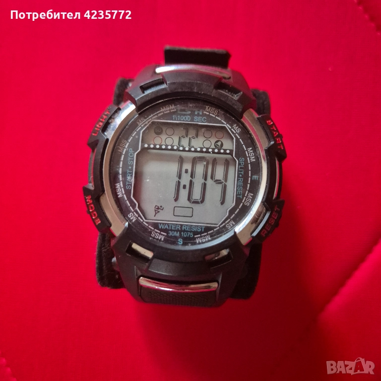 Спортен кварцов водоустойчив часовник. , снимка 1