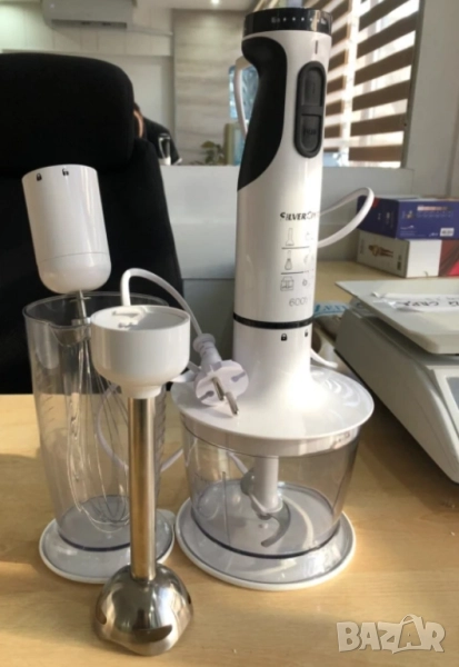 кухненски пасатор с чопър и бъркалка, снимка 1