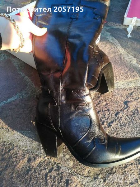 Ботуши естествена кожа , снимка 1