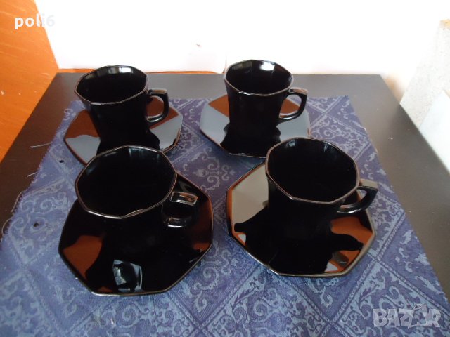 черни чаши за кафе, снимка 1