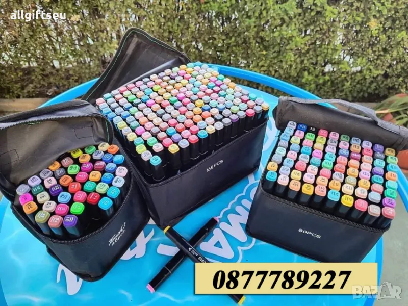 двувръхи маркери 120 броя, снимка 1