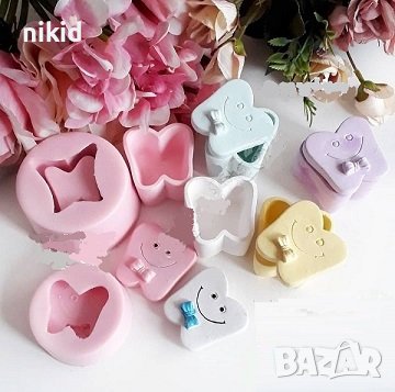 Зъб зъбче кутия с капак 2 части силиконов молд форма калъп гипс декор бижу украса подарък, снимка 1