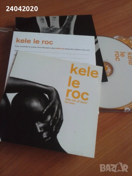 Kele Le Roc – Little Bit Of Lovin' (The Mixes) оригинален диск, снимка 1