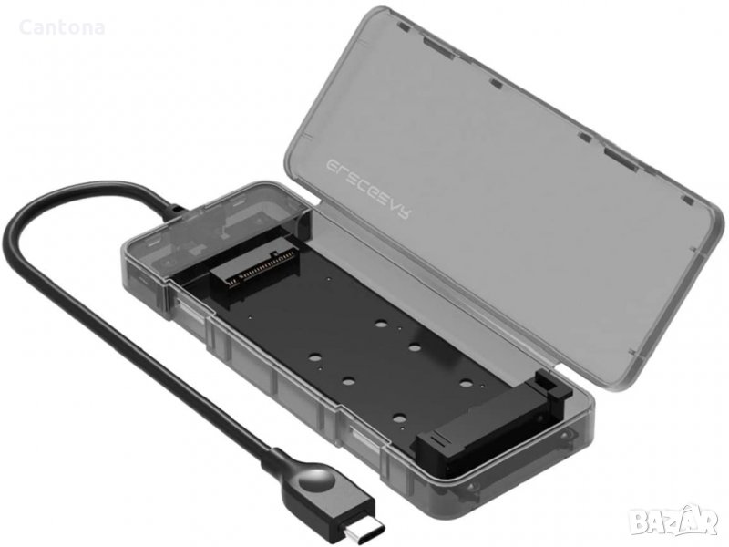 Външна кутия за M.2 SSD,USB C 3.1,10Gbps, снимка 1