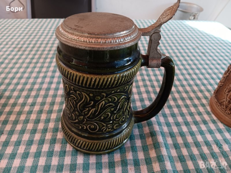 Original BMF Bierseidel Халба с капак, снимка 1