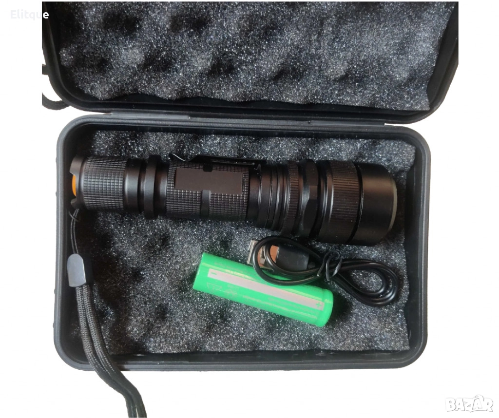 Водоустойчив фенер,  Микро Android зареждане на God of War светлина FL10, снимка 1