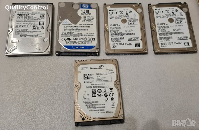 1ТБ лаптоп хард дискове за всеки лаптоп - перфектни 100% СМАРТ, снимка 1