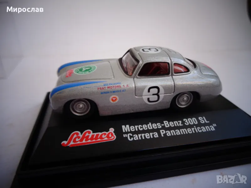 1:72 SCHUCO MERCEDES BENZ300 SL КОЛИЧКА МОДЕЛ ИГРАЧКА, снимка 1