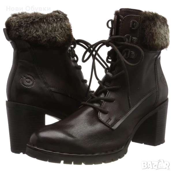 Bugatti , 41, нови, оригинални дамски боти, естествена кожа, снимка 1