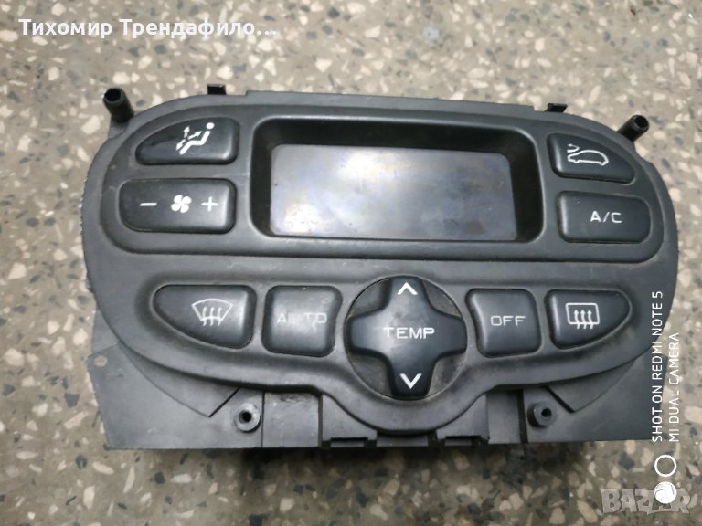 Панел климатроник Peugeot 206 Hatchback 2002г 96430550XT, 96 430 550 XT, BEHR 85418 01, 9140010483, снимка 1
