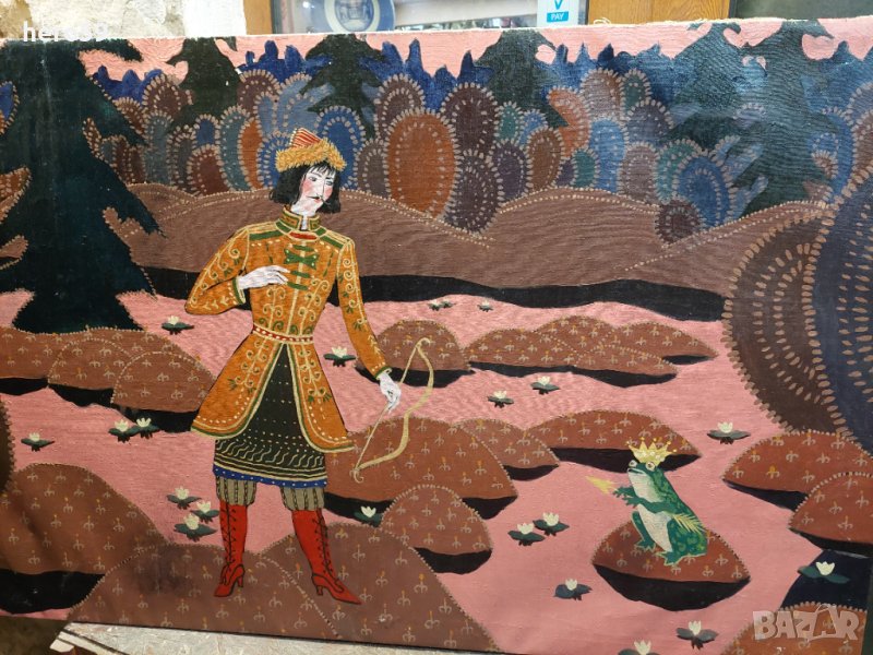 СССР-Картина масло 1980г.Иван Цареевич(худ.Мальйшев Генади Йосифович), снимка 1