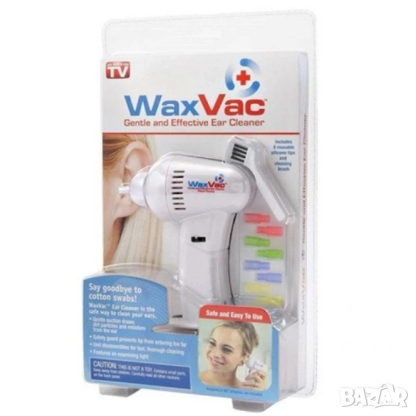 "WaxVac – Безопасно и лесно почистване на ушите у дома" , снимка 1