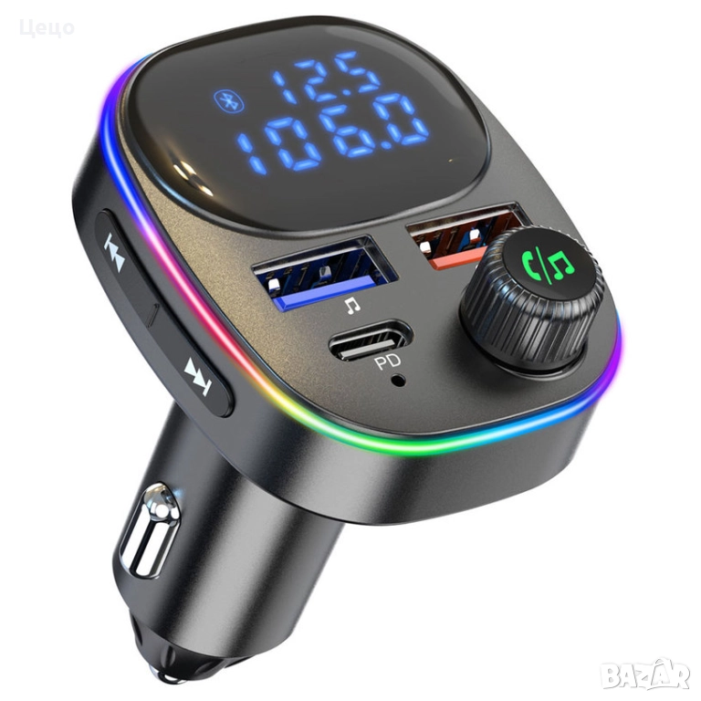 FM трансмитер DIVA BT1525 USB, снимка 1