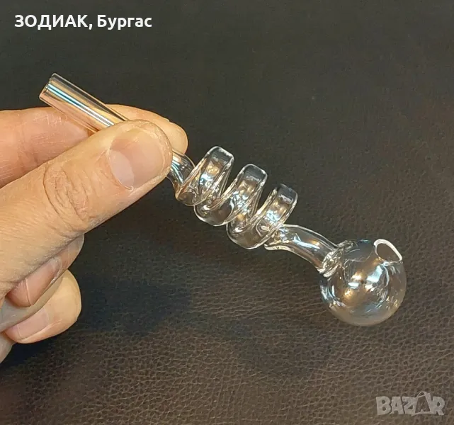 Стъклена Лула / Фифка, снимка 1