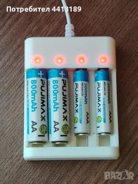 🔋Акумулаторни батерии АА с над 1000 цикъла на зареждане♻️, снимка 1