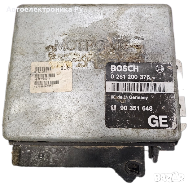 компютър OPEL CHEVROLET HOLDEN VAUXHALL CALIBRA VECTRA 2.0 C20NE BOSCH, 0261200376, 90351648, снимка 1