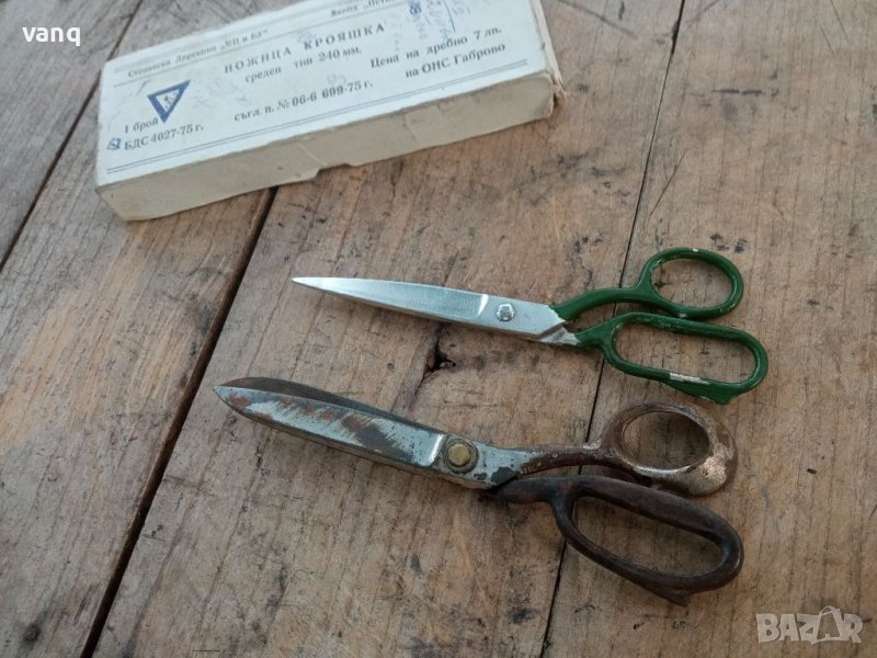 Стара шивашка ножица, снимка 1