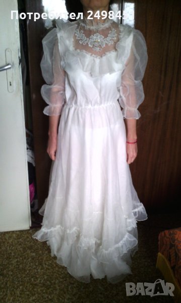 Сватбена булчинска рокля. Много запазена. Обличана веднъж., снимка 1